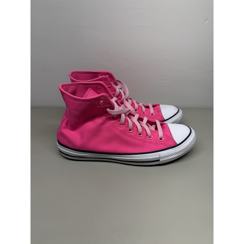 Converse Chuck Taylor All Star High Top Hot Pink Canvas Sneakers Unisex M9 W11